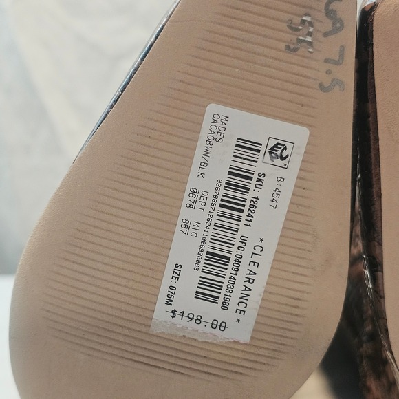 Antonio Melani 7.5 Mades Patent Leather Snake Prink Tall Heeled Boot NWOB $198 - Picture 9 of 14